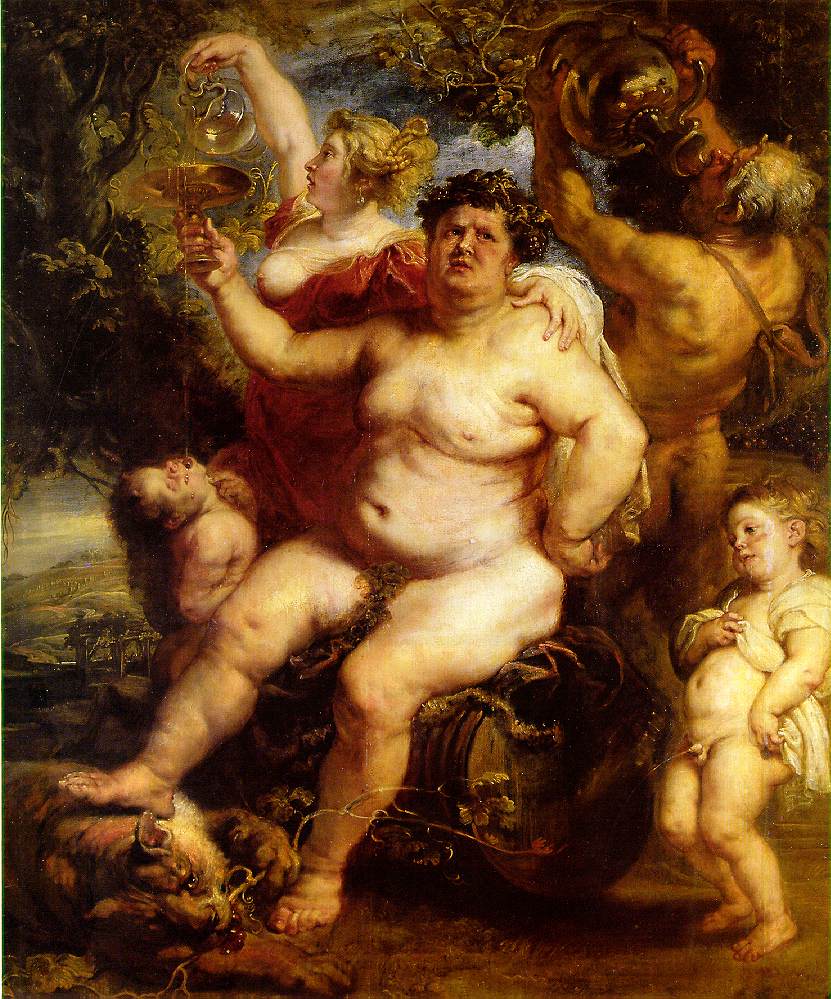 Bacchus (geschildert door Rubens)